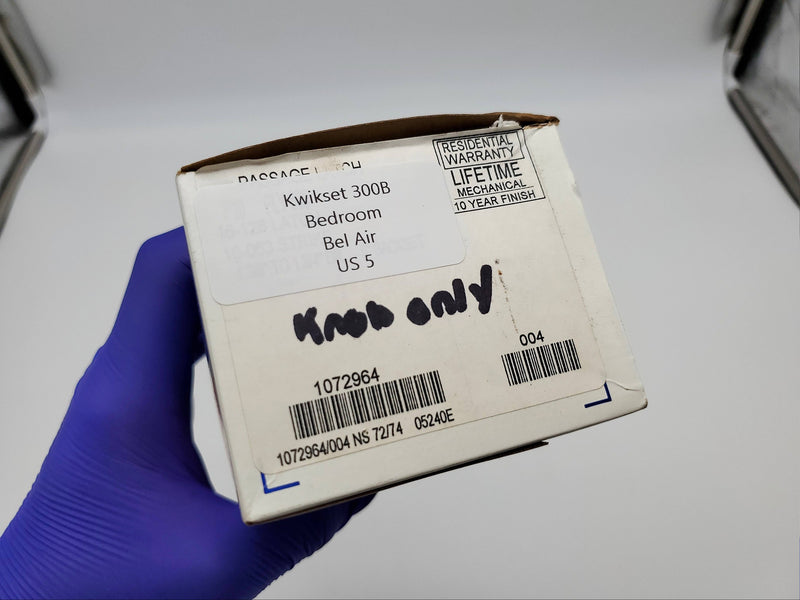 Kwikset Door Knob Privacy Lock Antique Brass US5 Bel Air 300B Knob Only