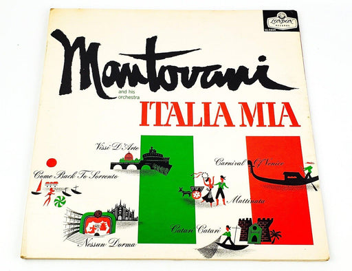 Mantovani And His Orchestra Italia Mia Record 33 RPM LP London 1961 Gatefold 1