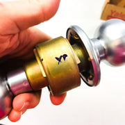 Yale Passage Closet Door Knob LF5301 Litchfield 380BN 26D Satin Chrome New NOS 8