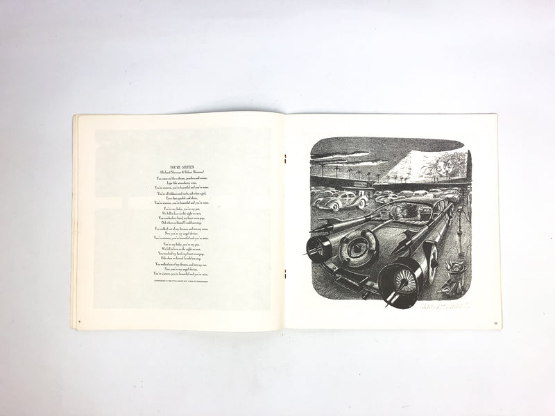 Ringo Star Lyric Booklet Insert Paper to Ringo LP Record Vinyl 1973 SWAL 3413