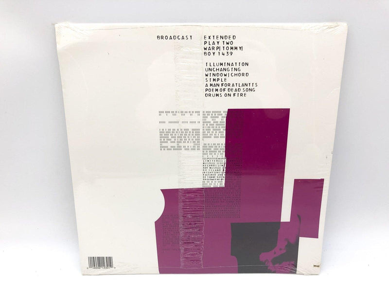 Broadcast Extended Play Two Record 33 RPM EP Warp Records 2000 SEALED NEW 2