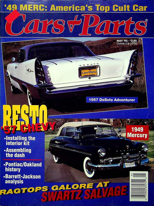 Cars & Parts Magazine May 1957 DeSoto Adventurer, 1949 Mercury Soft Top