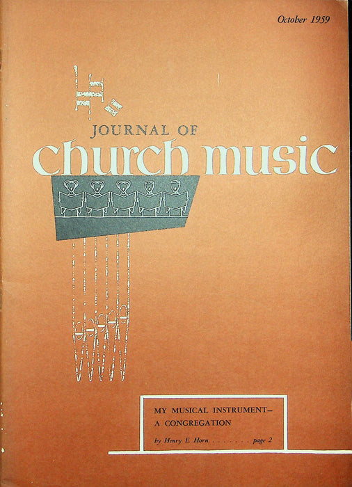 Journal of Church Music Magazine Oct 1959 Therapeutic Value of Church Music 1