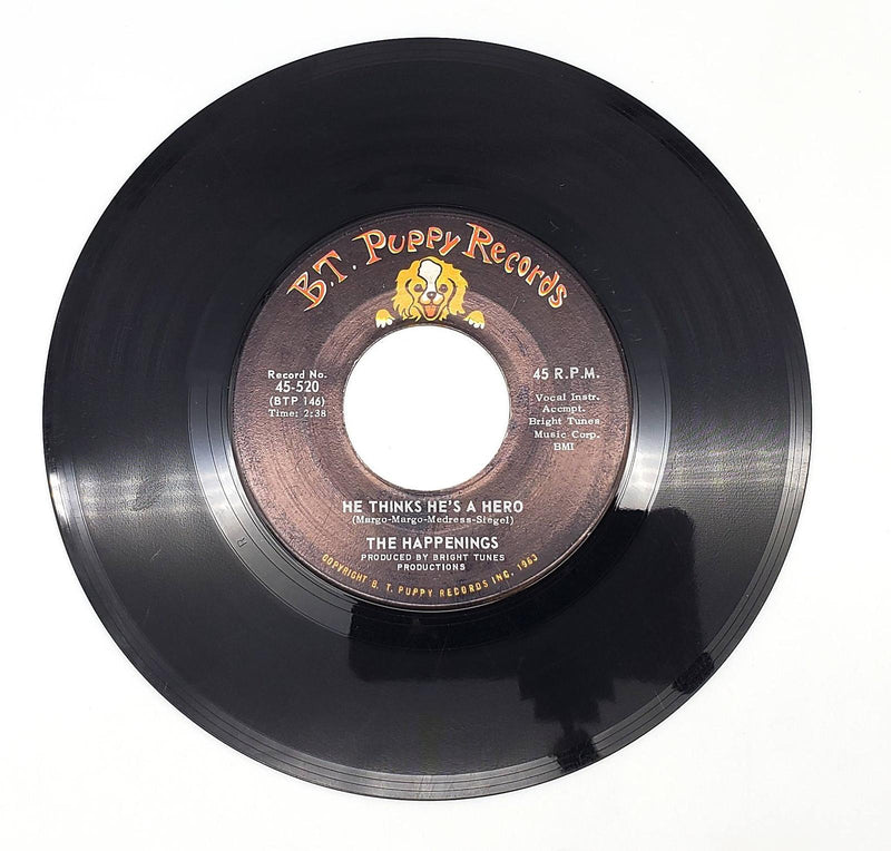 The Happenings See You In September 45 RPM Single Record B.T. Puppy 1966 45-520 2