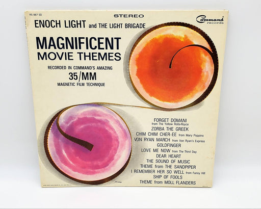 Enoch Light Magnificent Movie Themes 33 RPM LP Record Command 1965 RS 887 SD 1