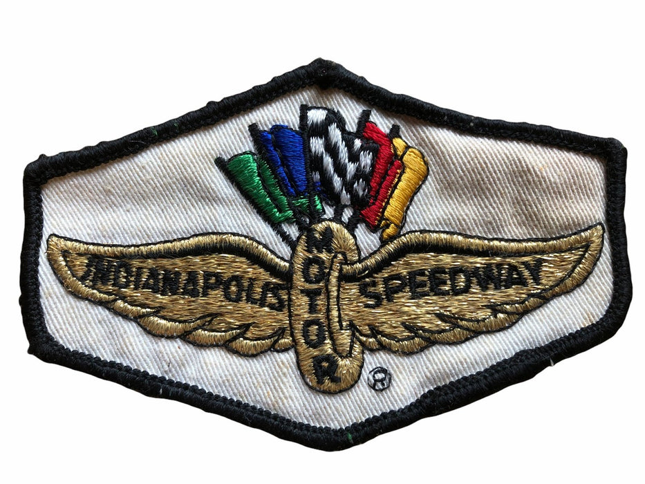 Boy Scouts Indianapolis Motor Speedway Patch Insignia BSA Embroidered Gold Wings 2