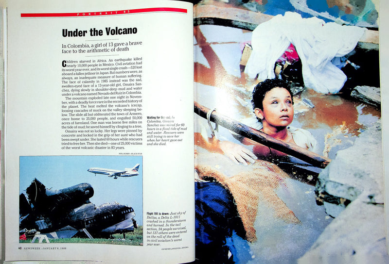 Newsweek Magazine January 6 1986 Airports In Rome Vienna Terrorists Palastinian