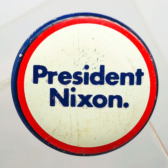 President Nixon Button 1" Pin Presidential Political Campaign Red White Blue 5