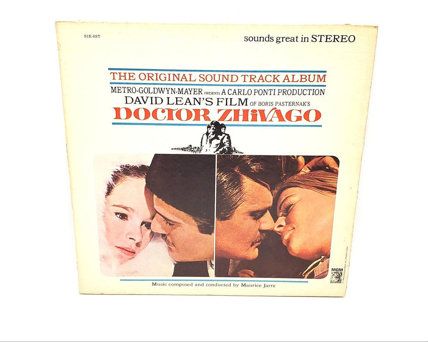 Maurice Jarre Doctor Zhivago Soundtrack 33 RPM LP Record MGM 1965 S1E-6ST 1