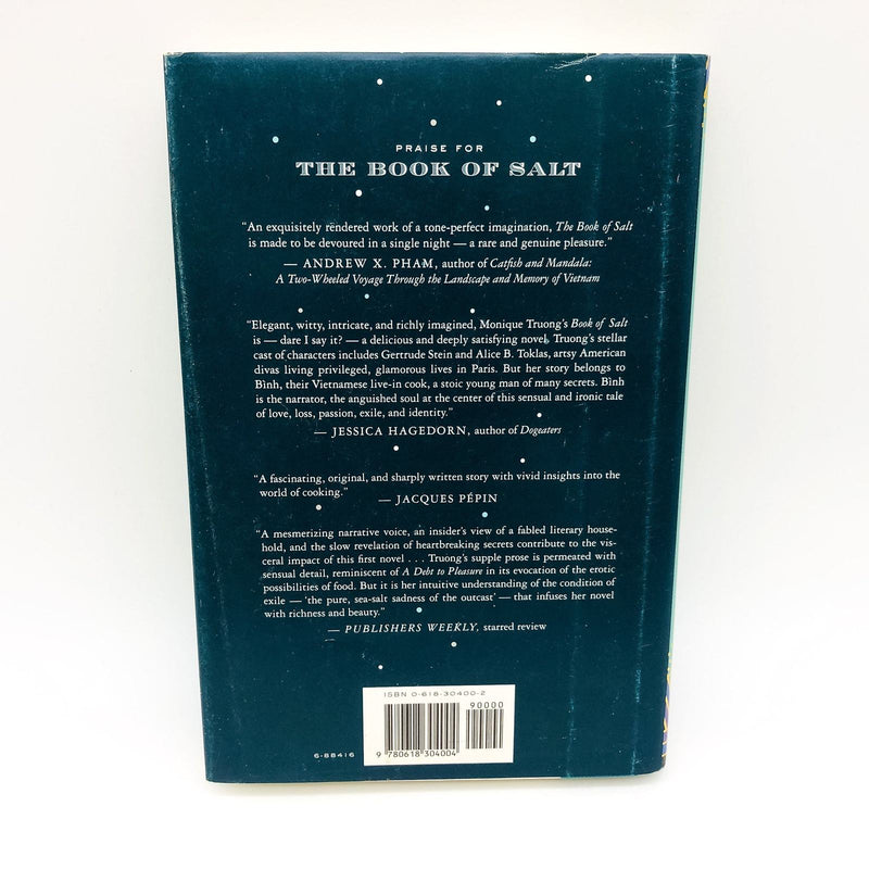 The Book Of Salt HC Monique Truong 2003 Gertrude Steins Vietnamese Cook 1st Edit 2
