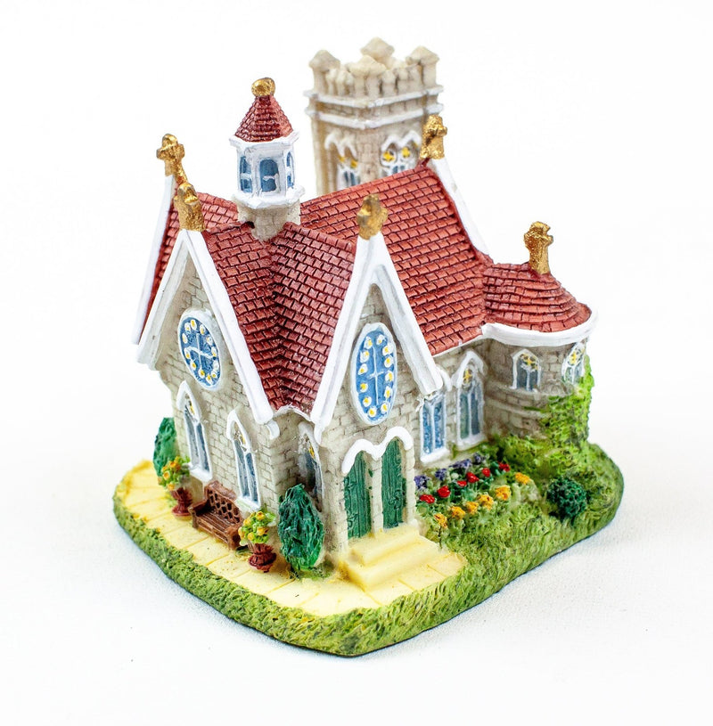 Liberty Falls Miniature Home of Seamstress Penney & Mountainview Church All in 1 5