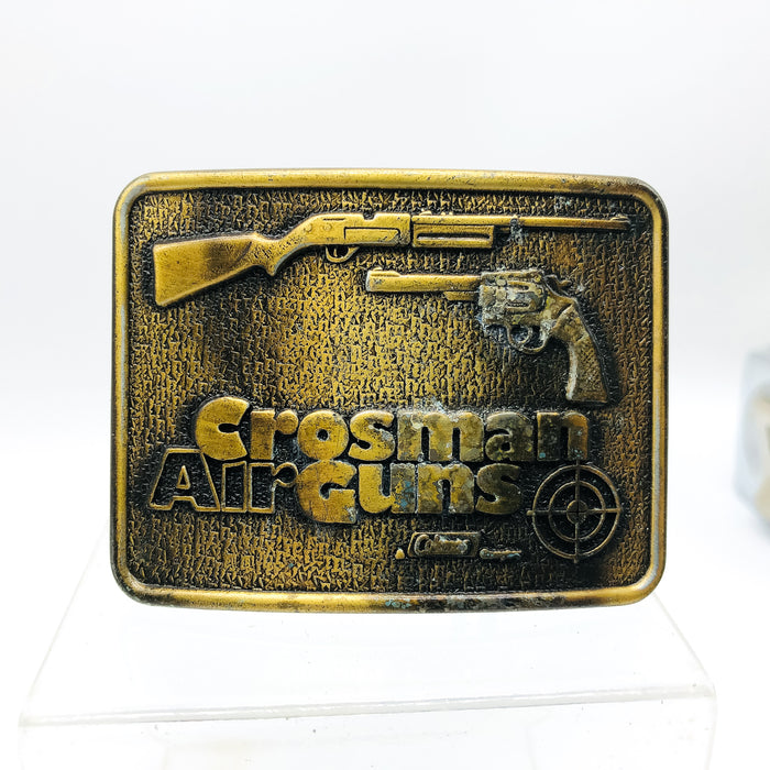 Vintage Crosman Air Guns Belt Buckle Century Canada BB Pellet Gun