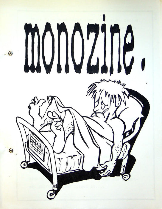 Monozine # 1 1990s Boardwalk Bacterial Disaster, Mouth of Pain 1
