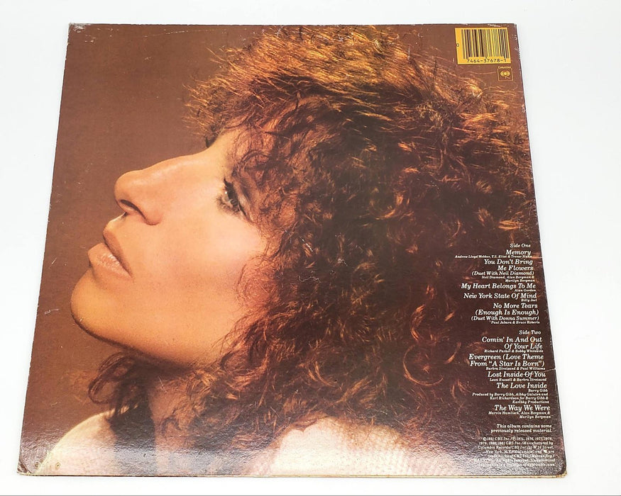 Barbra Streisand Memories LP Record Columbia 1981 TC 37678 2