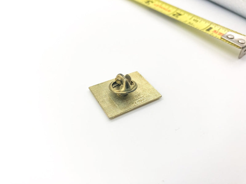 Vintage Alaska Lapel Pin Pinback I Drove The Alaska Hiway Epoxy Resin Enamel 6