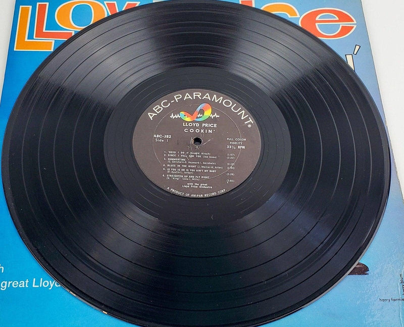 Lloyd Price Cookin' Record 33 RPM LP ABC-382 ABC-Paramount 1961 4