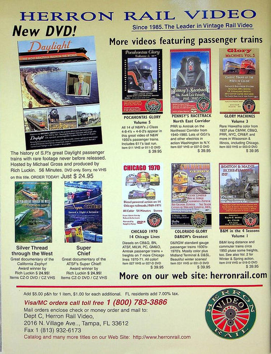 Classic Trains Magazine Summer 2005 Vol 6 No 2 Train-Watchers' Paradise