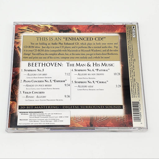 Beethoven The Man & His Music Symphonies And Concertos Enhanced CD 1995 2