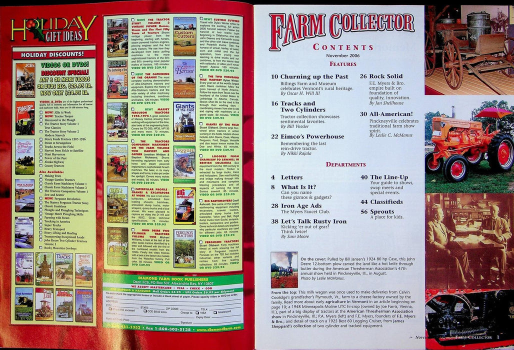 Farm Collector Magazine November 2006 Vol 9 # 4 The Power-Horse