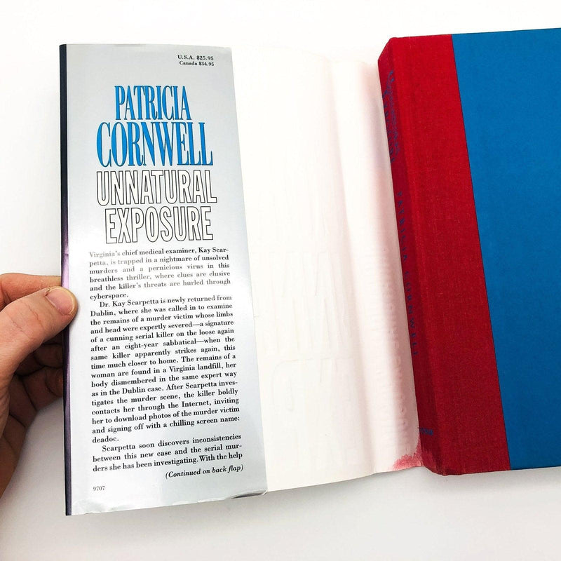 Unnatural Exposure Hardcover Patricia Cornwell 1997 Serial Killer Murders 6