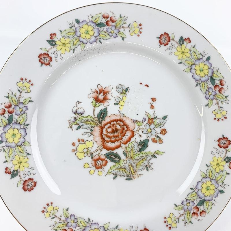 Signature Collection Plate 10" Oriental Garden Fine China Japan Floral - 5 Piece 6