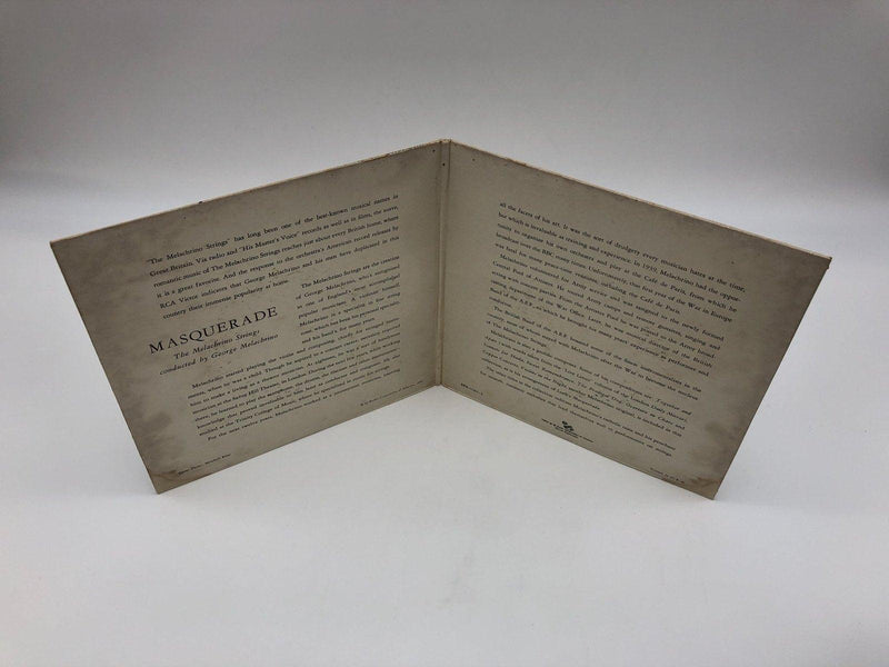 The Melachrino Strings Masquerade Record 45 RPM 2x EPB 1184 RCA Victor Gatefold 3