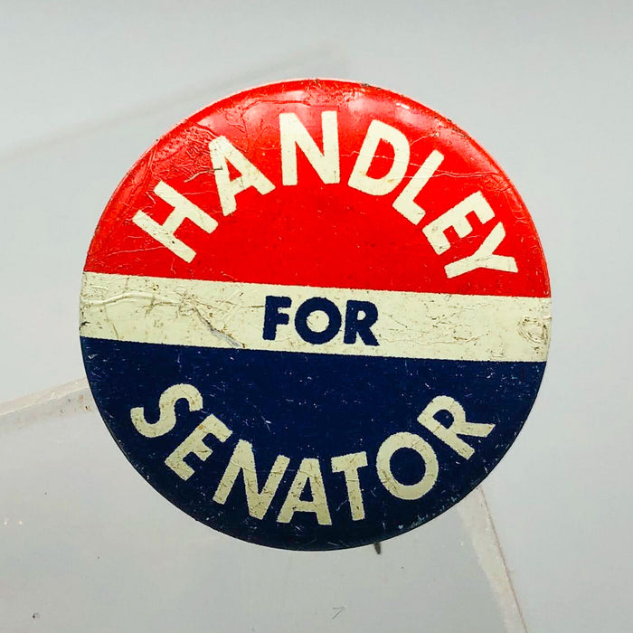 Harold Handley For Senator Button Pin .75" Indiana Political Campaign Union 14