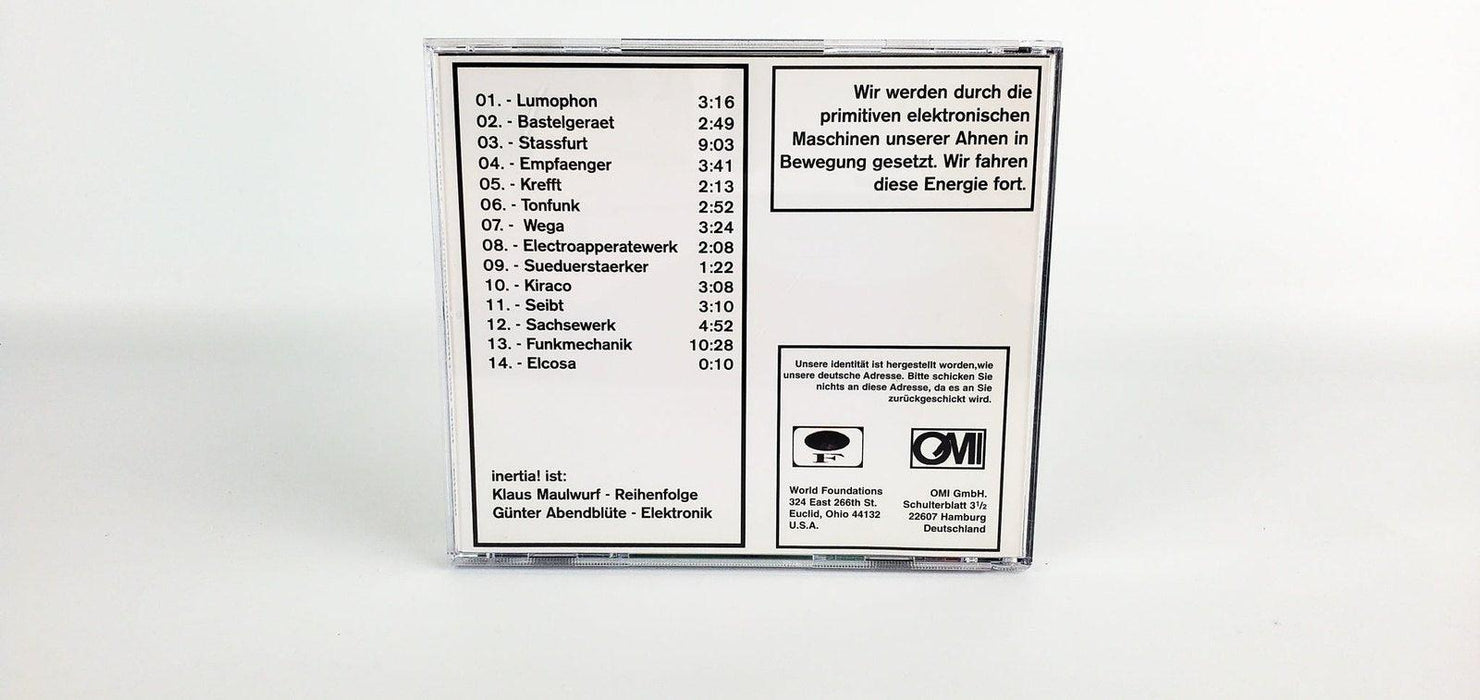 Inertia! Tones der Ubereinstimmung CD World FoundationsOMI-C01129 2