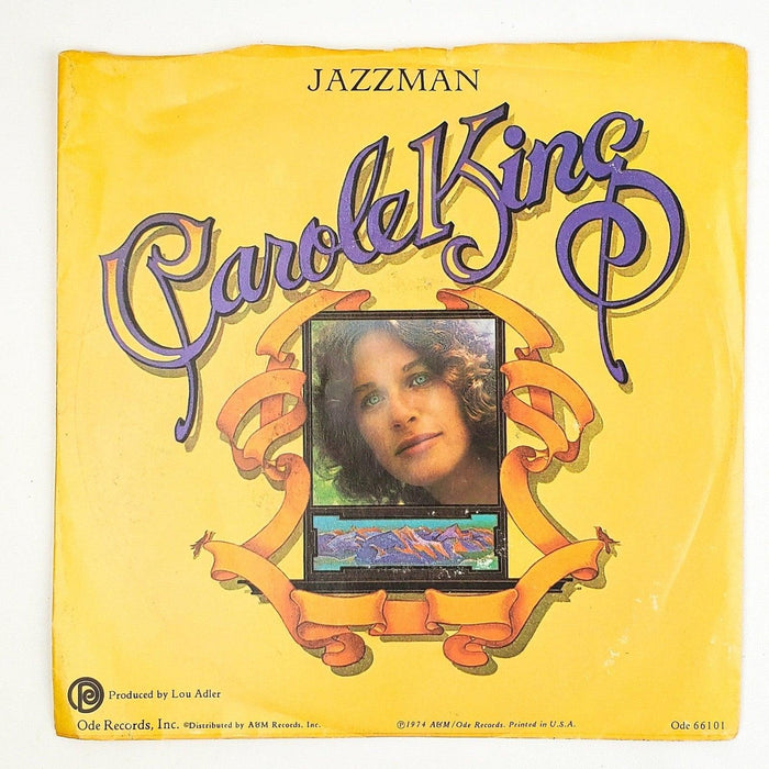 Carole King Jazzman 45 RPM Single Record Ode Records 1974 1