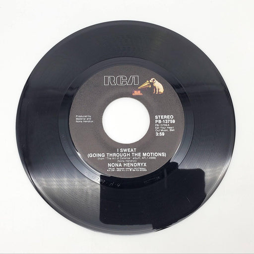 Nona Hendryx I Sweat Going Through The Motions Single Record RCA 1984 PB-13759 1