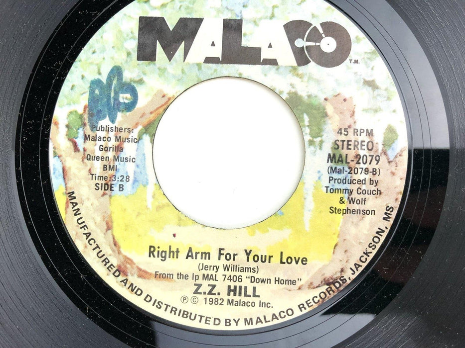 Z.Z. Hill 45 RPM 7" Single Right Arm for Your Love / Cheating In the Next Room 2