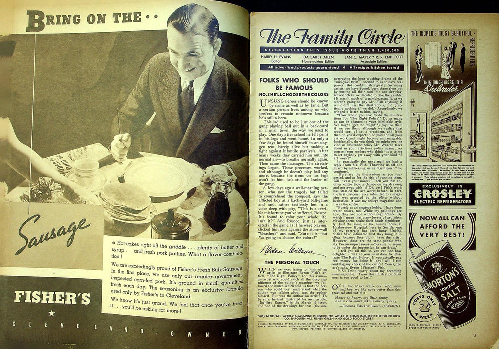 The Family Circle Magazine April 24 1936 Merle Oberon, Preston Foster 2