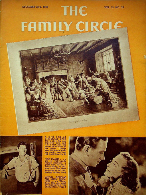 The Family Circle Magazine December 23 1938 Vol 13 No 25 Joan Crawford 1