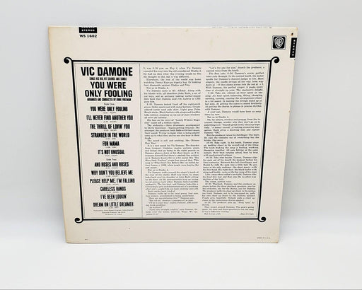 Vic Damone You Were Only Fooling LP Record Warner Bros 1965 WS 1602 2