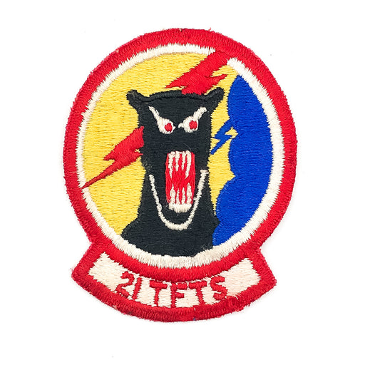 US Air Force Patch 21st Tactical Fighter Training Squadron TFTS Vintage Sew On 1