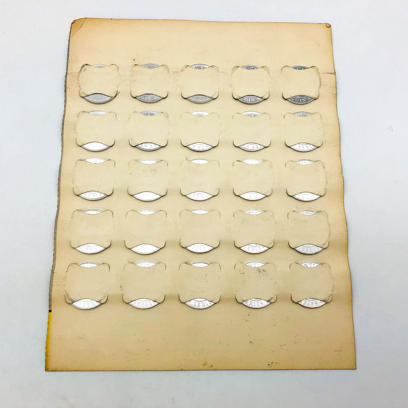 Sunoco Aluminum Antique Car Coin Collection Series 1 Franklin Mint 1901-1925