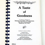 A Taste of Goodness Becky's Best Recipes 2007 Rebekah Assembly Middletown PA 3