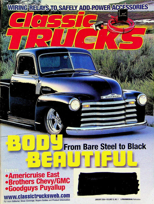 Classic Trucks Magazine January 2004 Vol 13 # 1 Body Beautiful