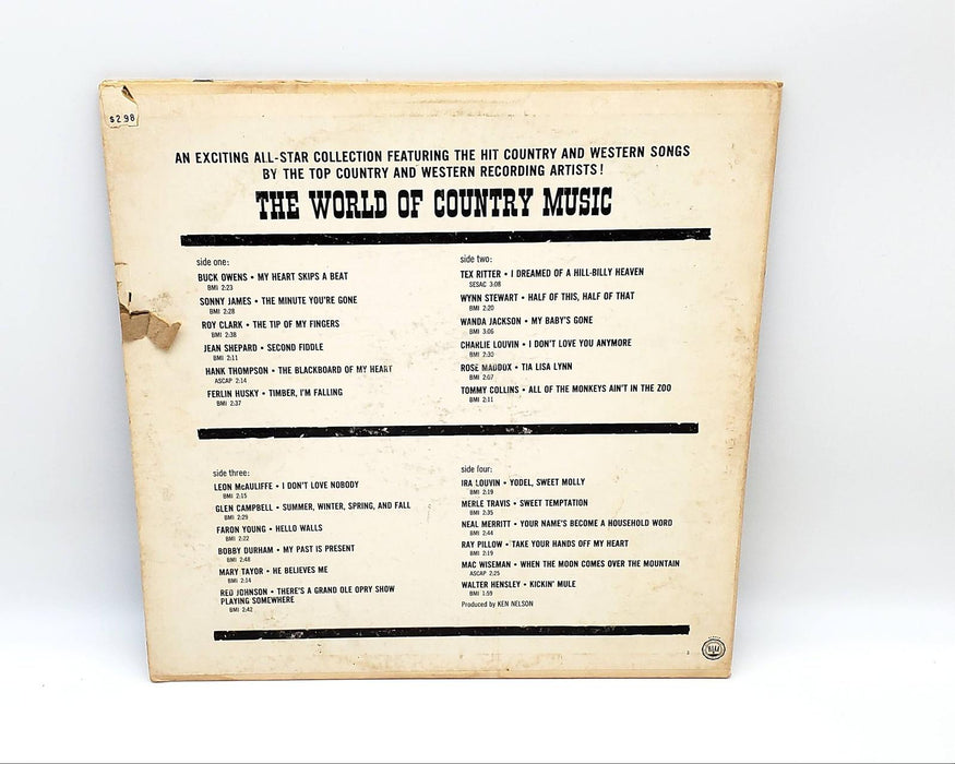 The World Of Country Music 2x LP Record Capitol 1965 Buck Owens, Sonny James 2