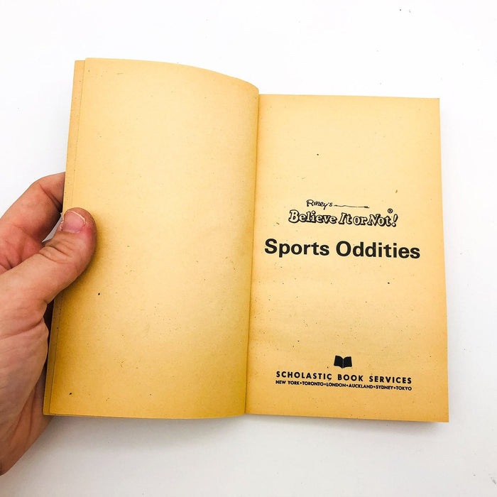 Ripley's Believe It Or Not Sports Oddities SC 1969 True Stories Weird 6