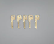 5x Yale LN117 Key Blanks SMK Keyway Nickel Silver Scovill Security 7 Pin NOS 3