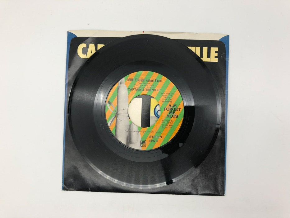 Captain & Tennille Lonely Night Angel Face Record 45 Single 8600-S A&M 1976 4