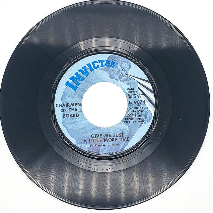 Chairman of the Board Give Me Just A Little More Time Record Single 1970 1