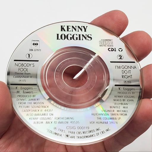 Kenny Loggins Nobody's Fool Mini CD Single Columbia 1988 38K-07971 RARE 1