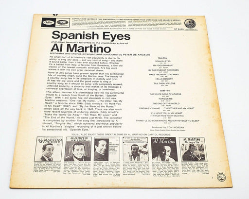 Al Martino Spanish Eyes 33 RPM LP Record Capitol Records 1972 ST 2435 2