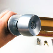 Yale Storeroom Closet Door Knob Lockset BR5405 26D Satin Chrome NOS ADA Strike 1