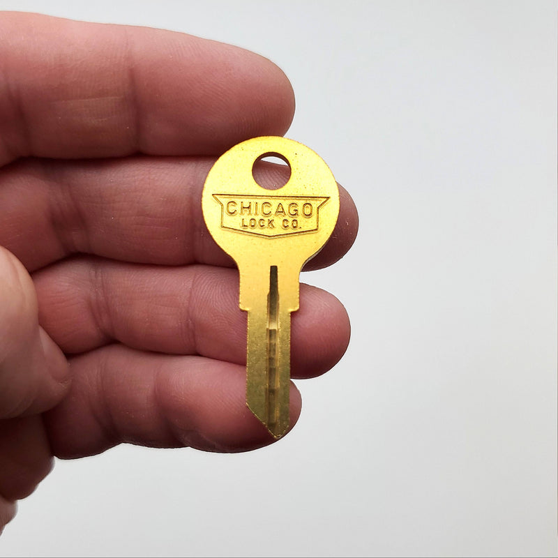 10x Chicago K-35 Key Blanks DK-35 Keyway Brass 5 Pin NOS