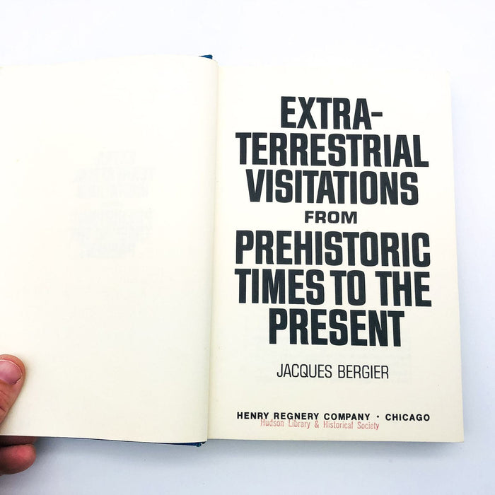 Extra-Terrestrial Visitations Hardcover Jacques Bergier 1973 Prehistoric Ancient 8