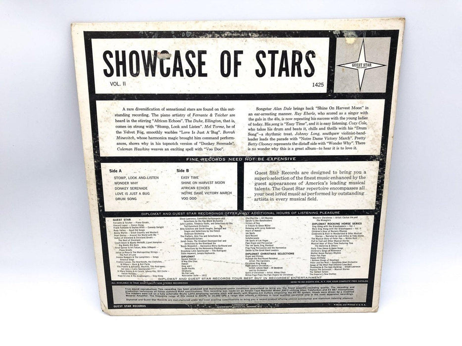 Showcase of Stars Vol. II Record 33 RPM LP GS-1425 Guest Star Duke Ellington 3