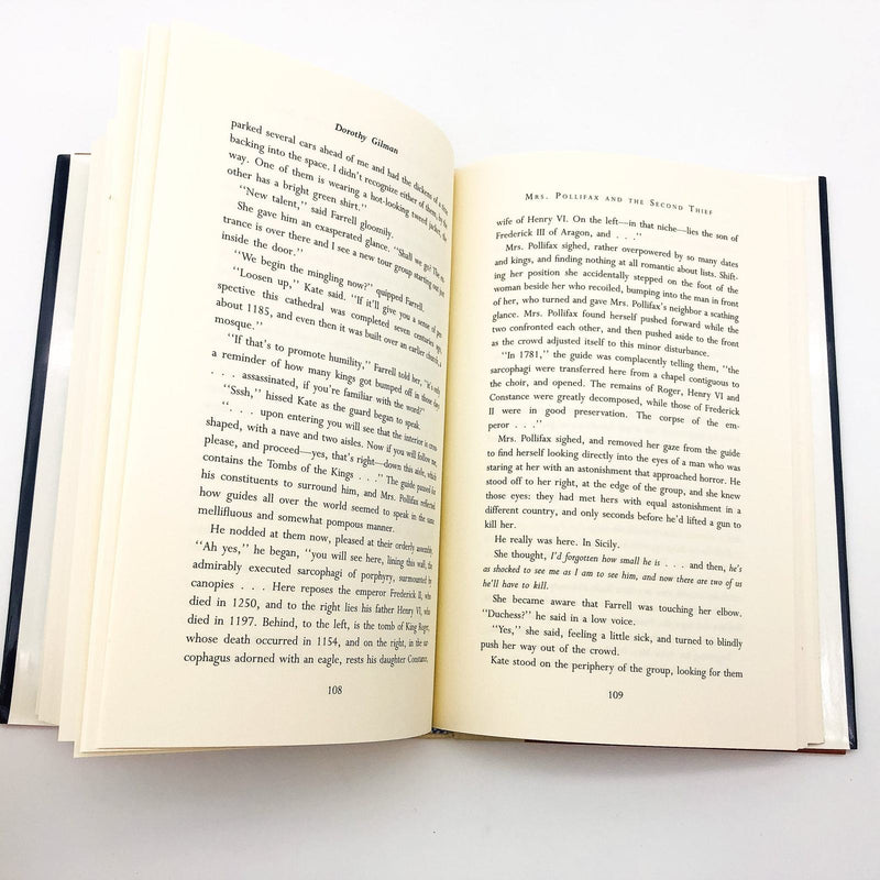 Mrs. Pollifax And The Second Thief HC Dorothy Gilman 1993 CIA Grandma 1st Editio 9